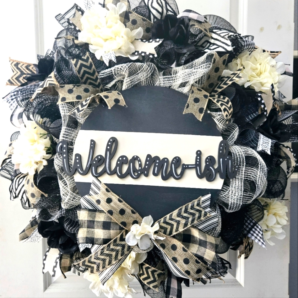 Welcome-ish Everyday Wreath